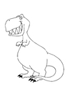 Coloriage dinosaure