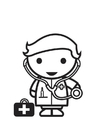 Coloriage docteur