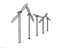 énergie éolienne -moulins à vent
