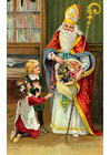 Image enfants avec Saint-Nicolas