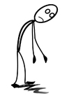 Coloriage fatigué