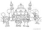 Coloriage fête du sucre
