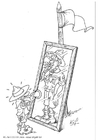 Coloriage folie des grandeurs