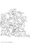 Coloriage goûter