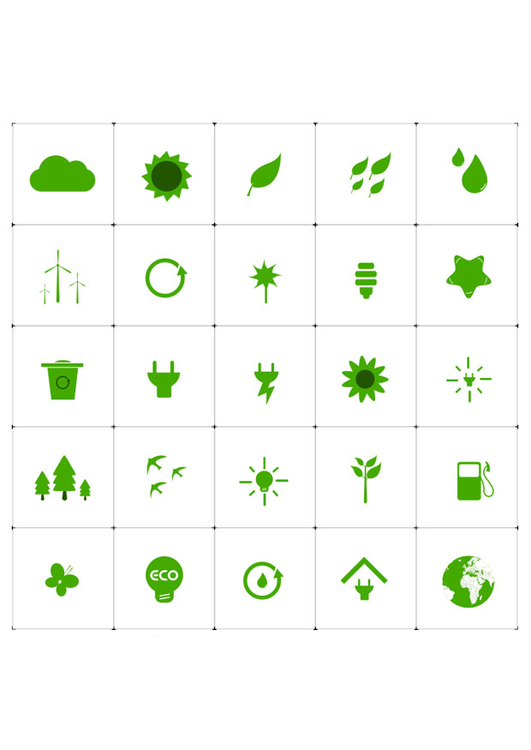 Image icÃ´nes Ã©cologiques