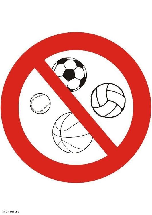 jeux de ballons interdits