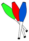 jongler - cônes
