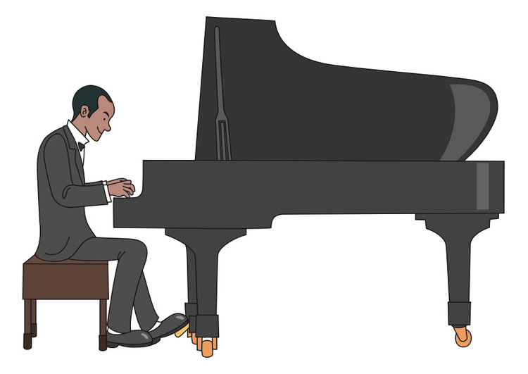 Image Jouer Du Piano Images Gratuites A Imprimer Dessin