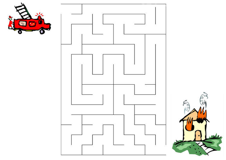 Image labyrinthe pompiers