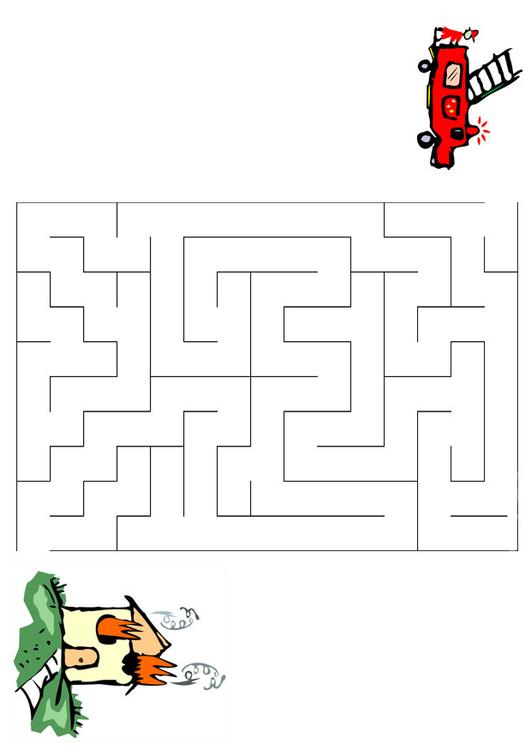 labyrinthe pompiers