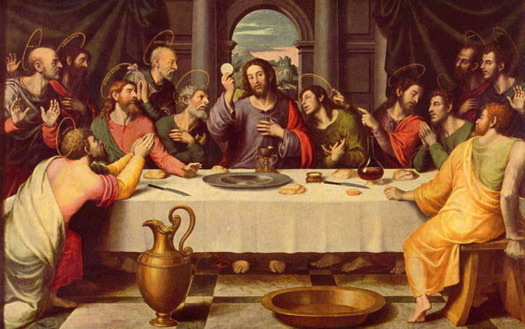 Image le jeudi saint - la CÃ¨ne