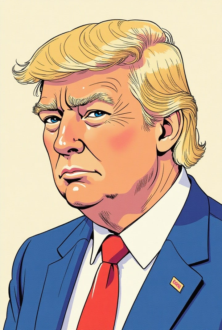 Image Le prÃ©sident Donald Trump 