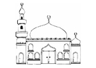Coloriage mosquée