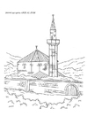Coloriage mosquée