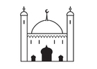 Coloriage mosquée