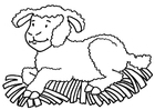 Coloriage mouton
