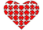 Images puzzle de coeur