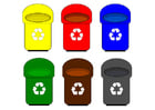Images recyclage des contenants