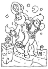 Coloriage saint nicolas