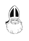 Coloriage saint nicolas
