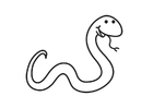 Coloriage serpent