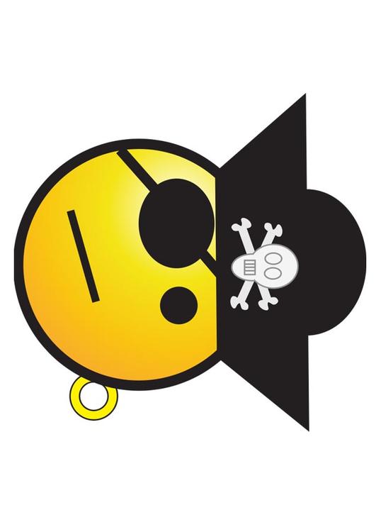 smiley de pirate