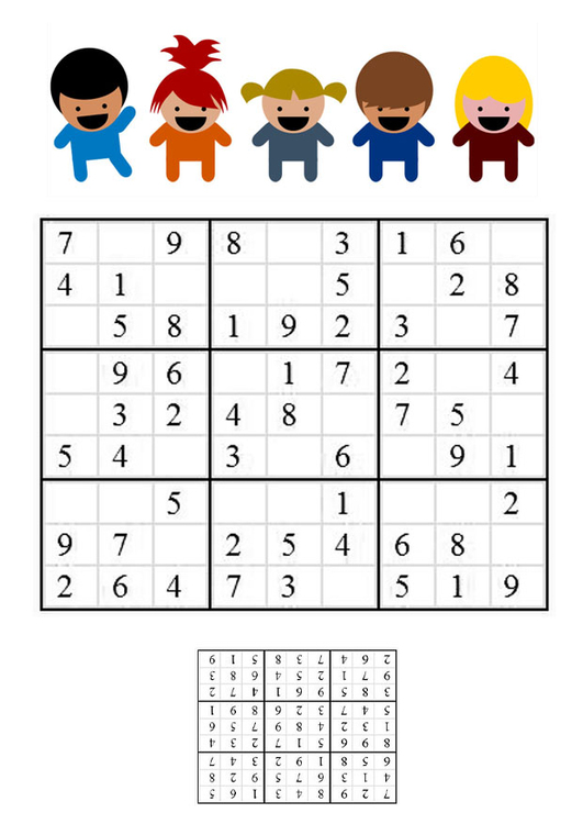 Image sudoku - enfants