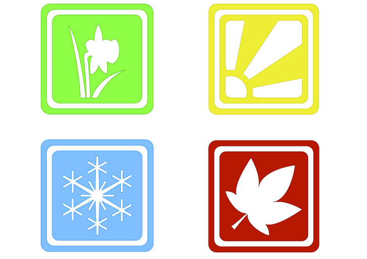 Image symboles des saisons