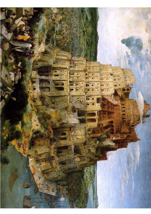 tours de Babel par Bruegel l'ancien