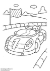 Coloriage voiture de sport