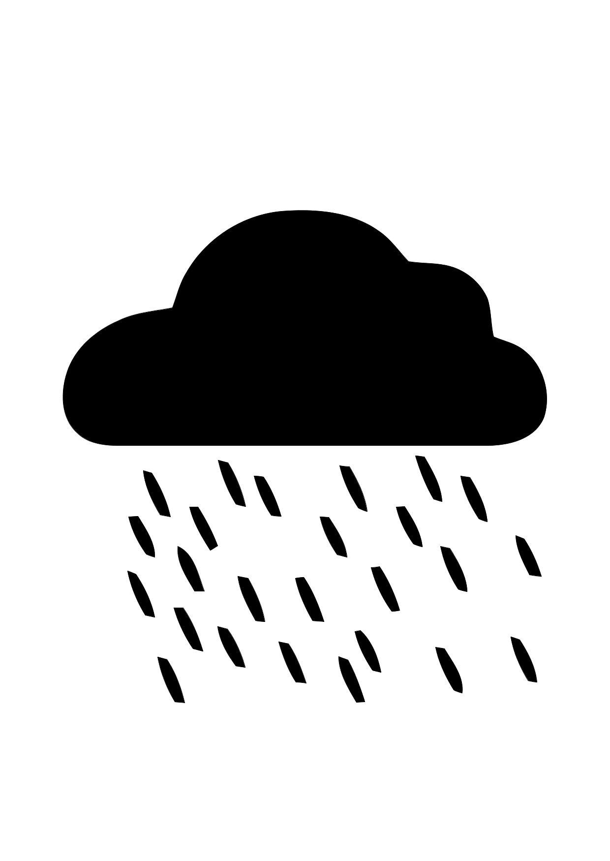 01.a. la pluie Coloriage 01.a. la pluie