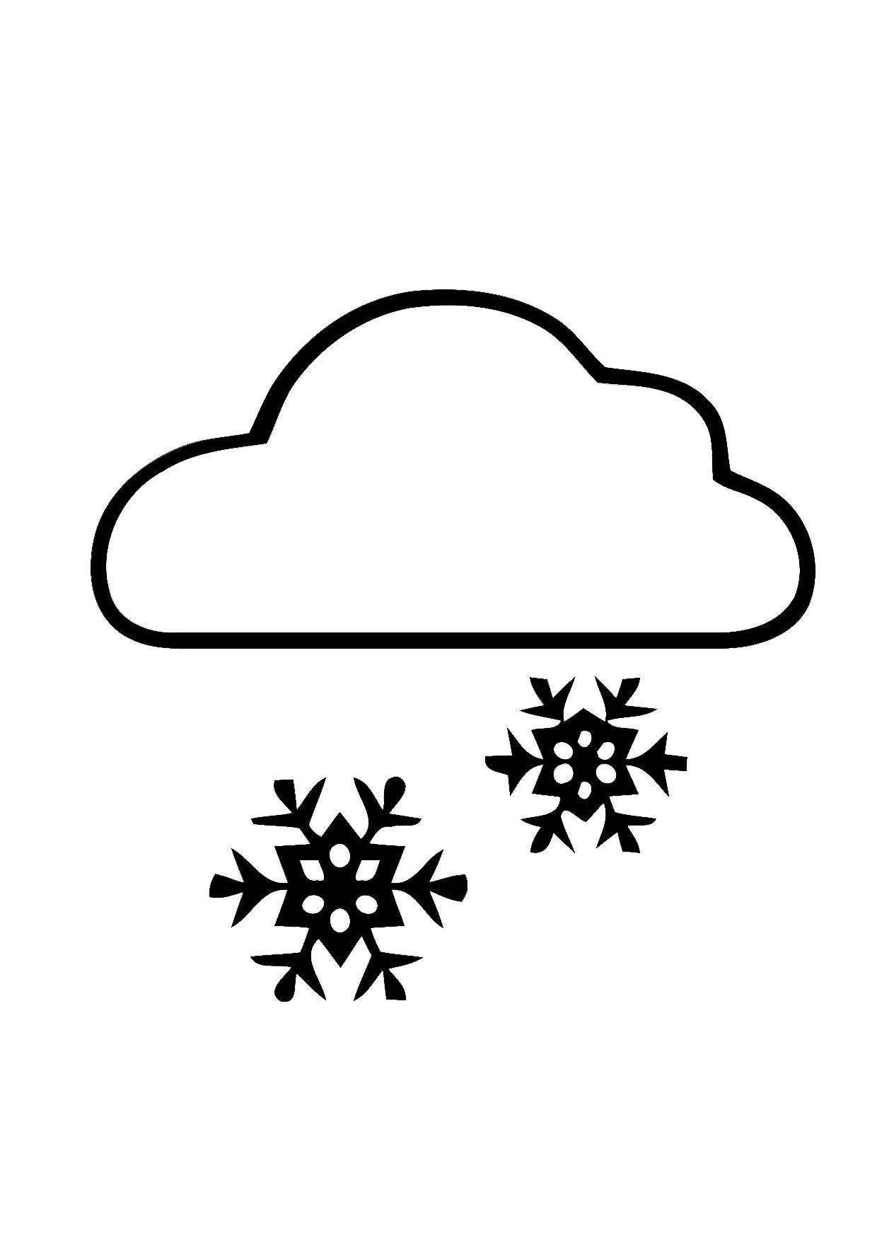 01 a. neige Coloriage 01 a. neige
