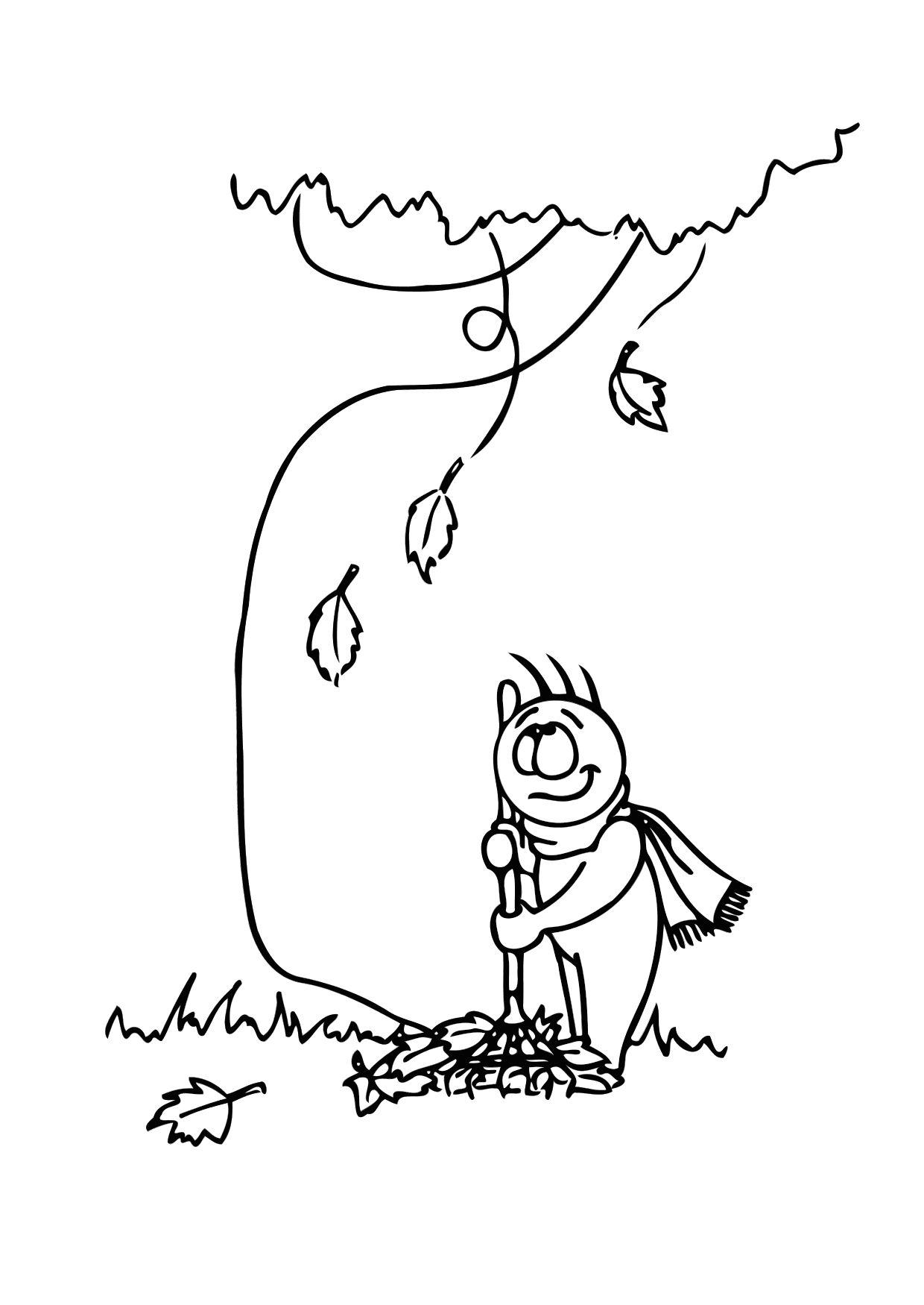 08b. lautomne Coloriage 08b. lautomne