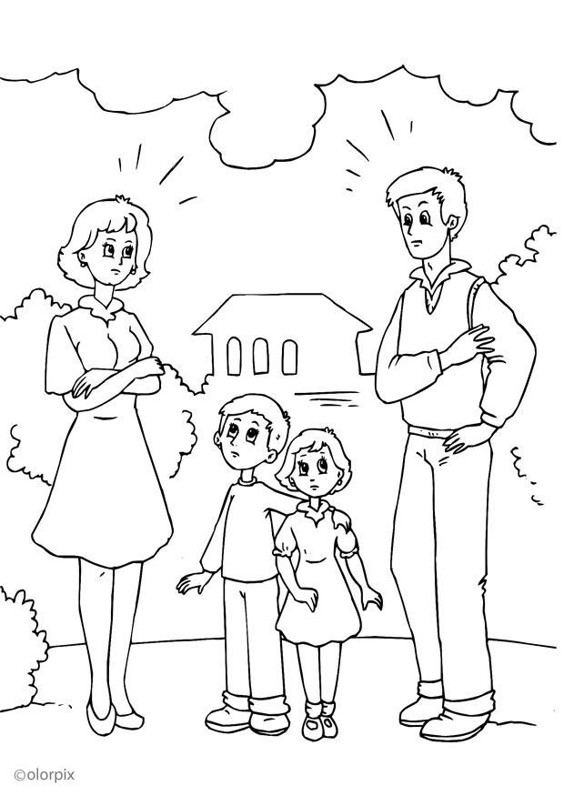 2. le divorce Coloriage 2. le divorce