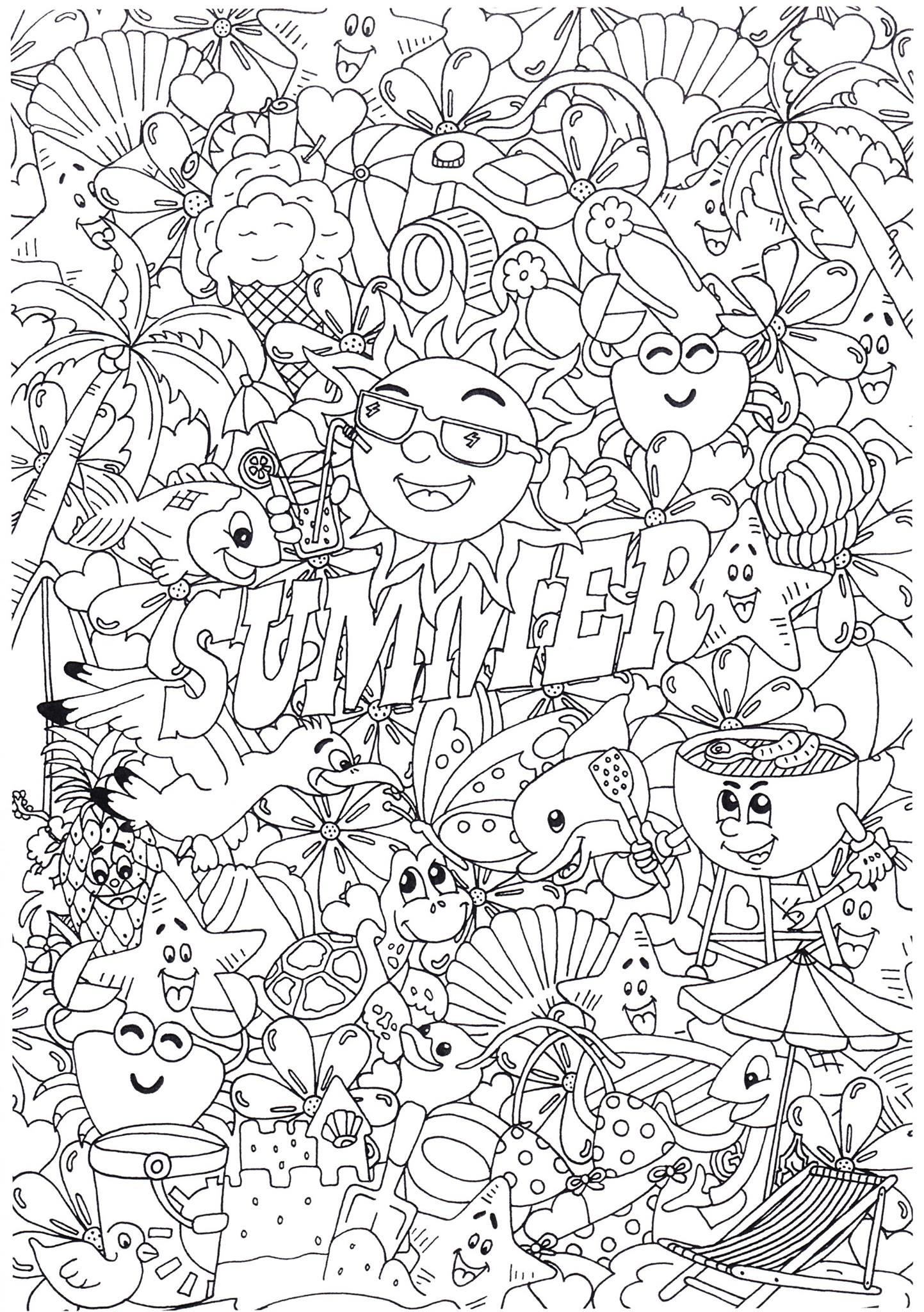 A©tA© Coloriage A©tA©