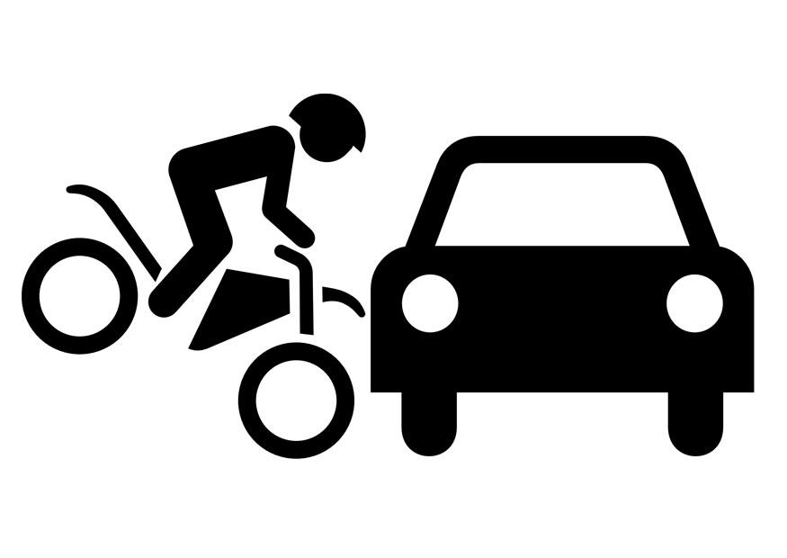 accident de la route Coloriage accident de la route