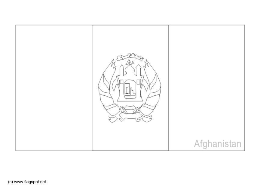 Coloriage afghanistan