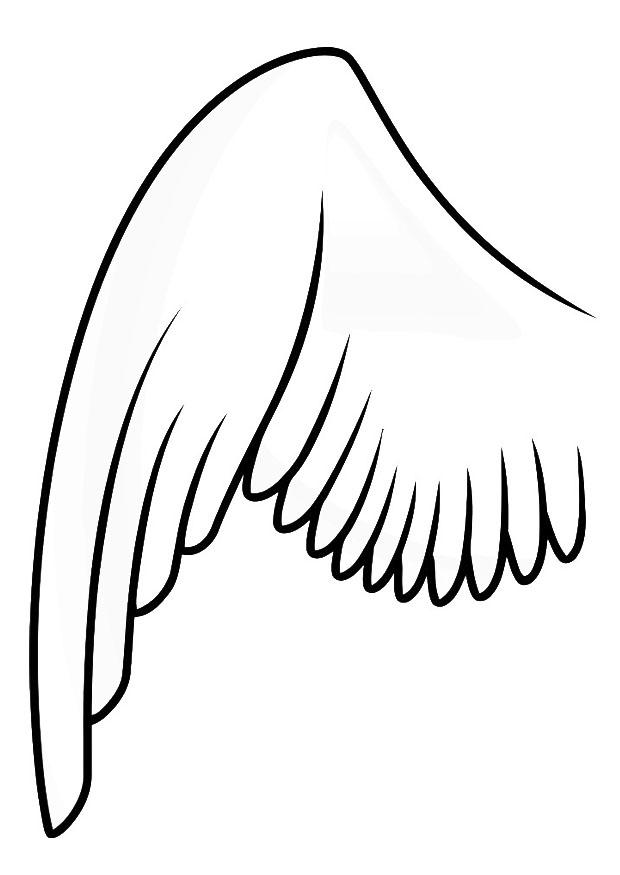 aile gauche Coloriage aile gauche