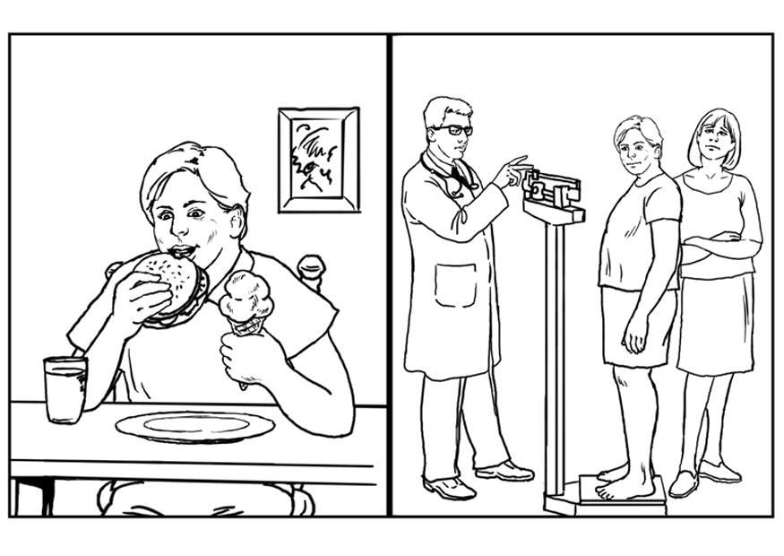 alimentation Coloriage alimentation