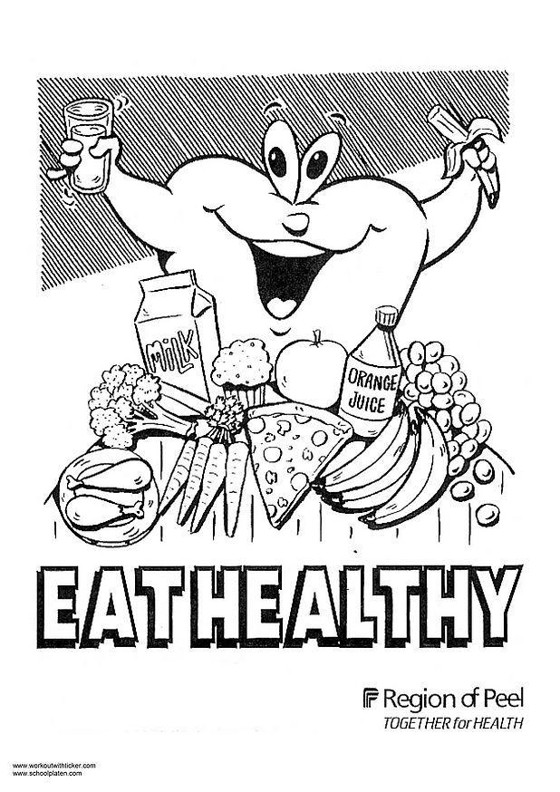 Coloriage alimentation A©quilibrA©e