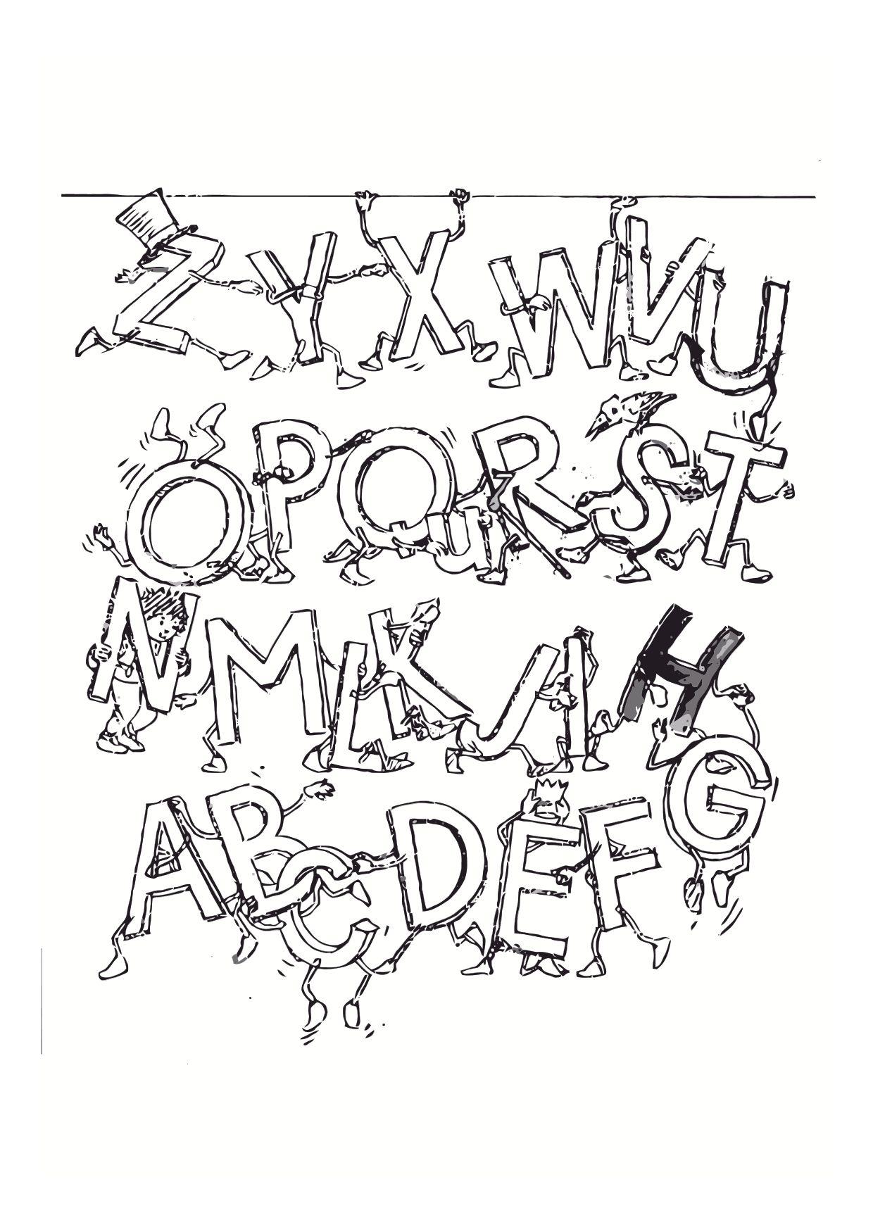 alphabet Coloriage alphabet