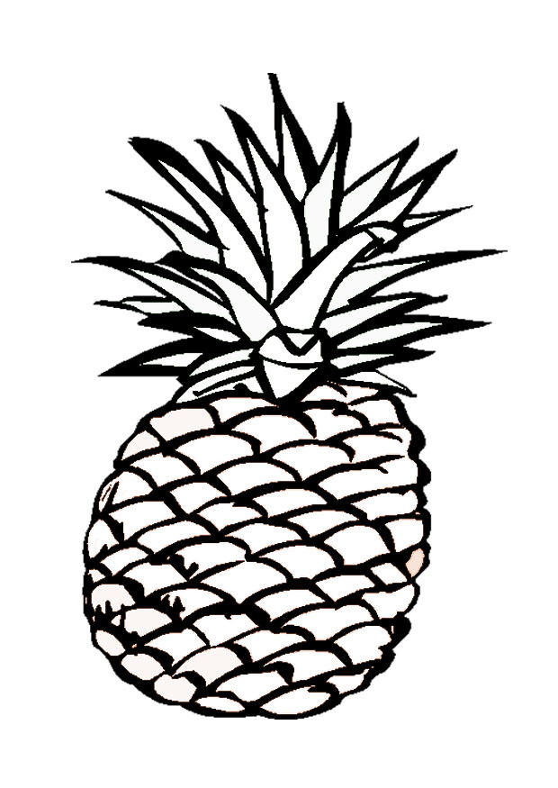 ananas Coloriage ananas