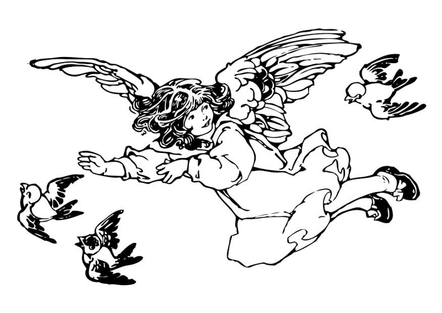 ange Coloriage ange