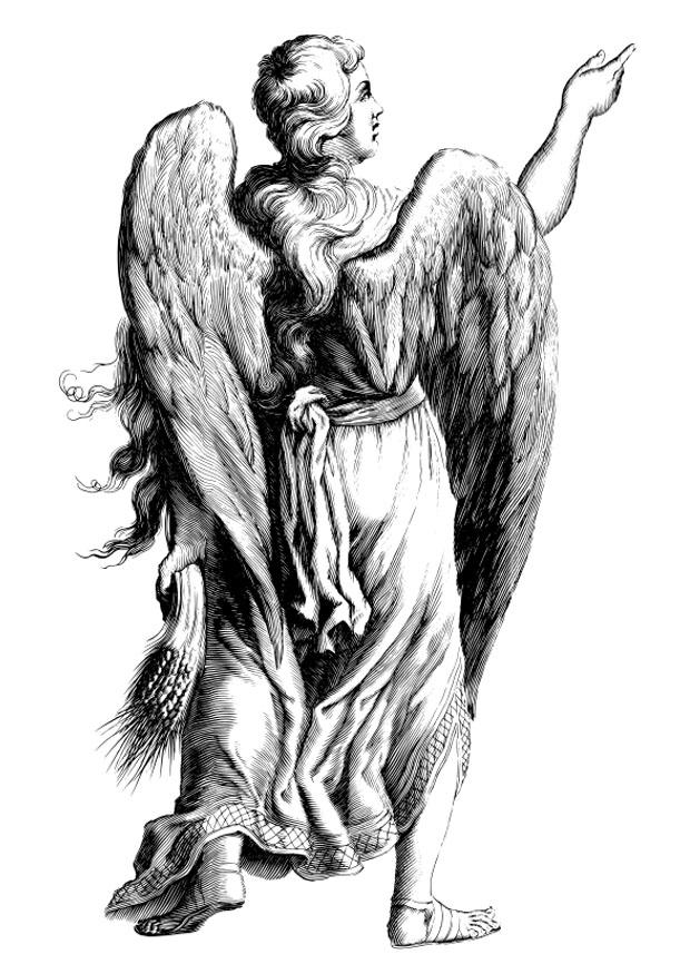 ange Coloriage ange