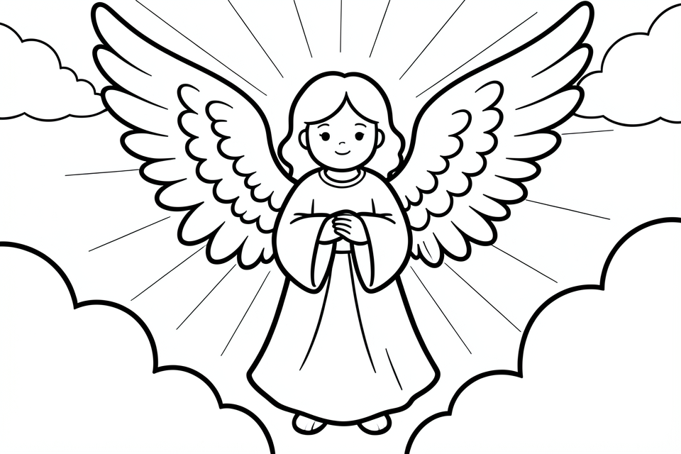 ange Coloriage ange