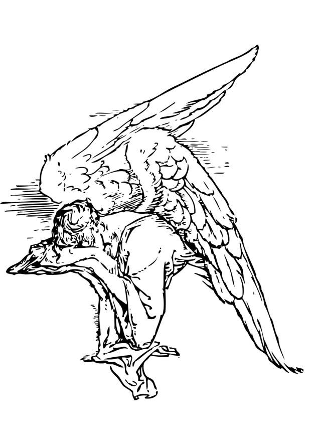 ange triste Coloriage ange triste