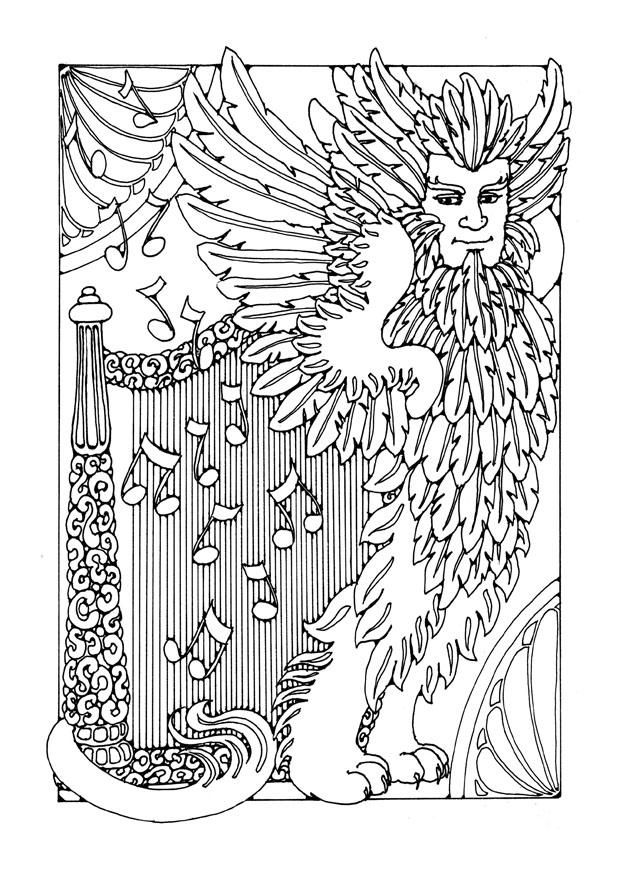 animal de fantasie Coloriage animal de fantasie