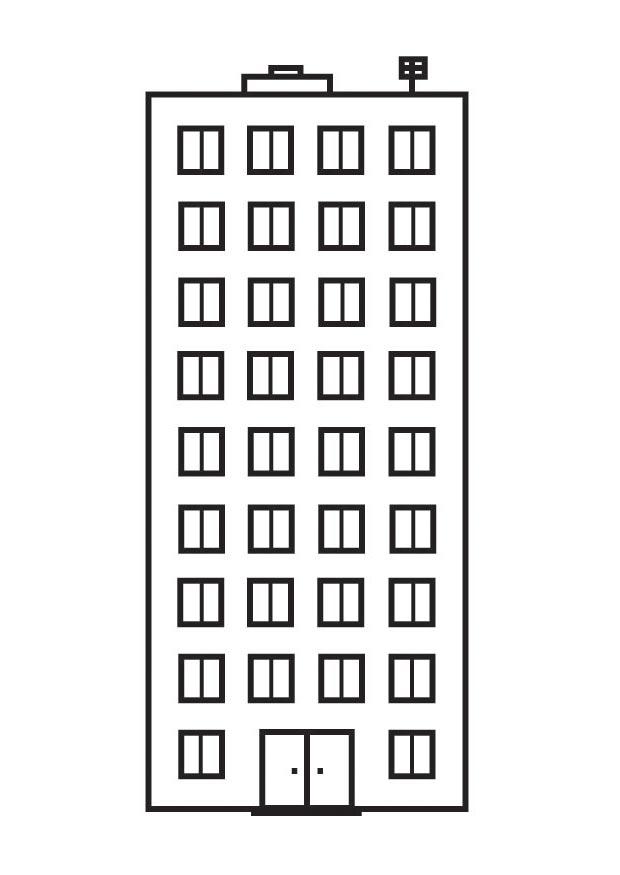 appartement Coloriage appartement