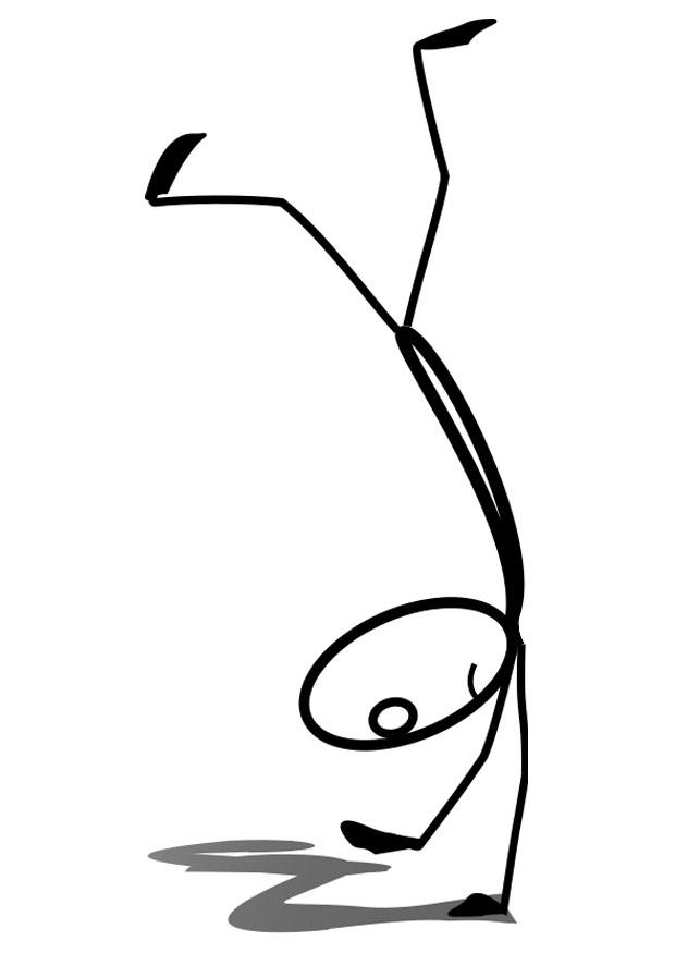 appui tendu renversA© Coloriage appui tendu renversA©