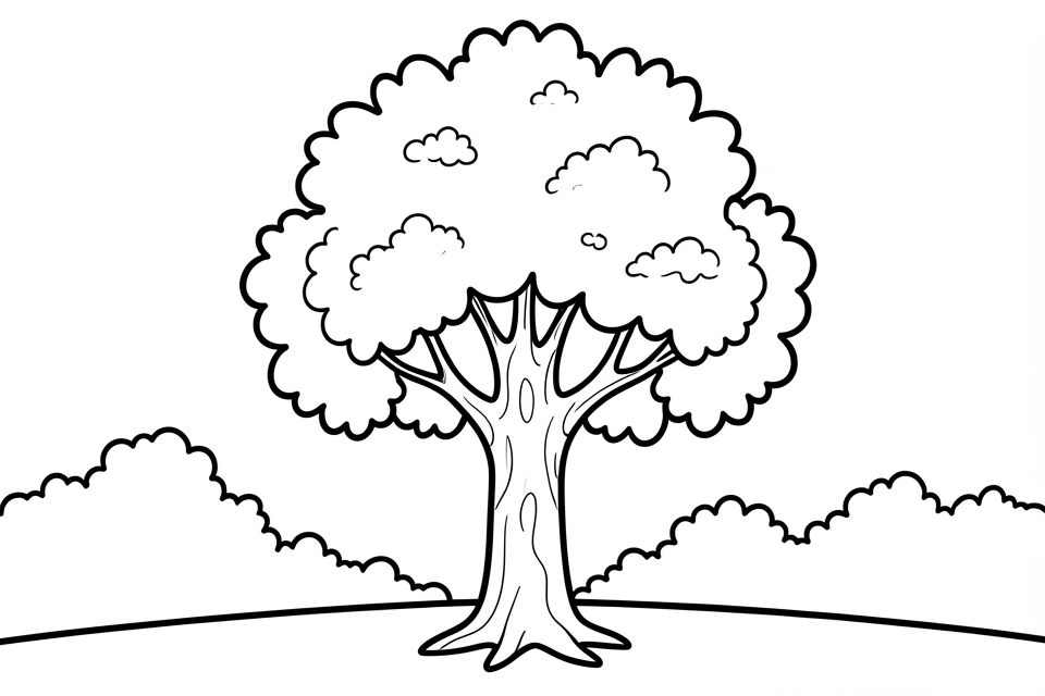 arbre Coloriage arbre